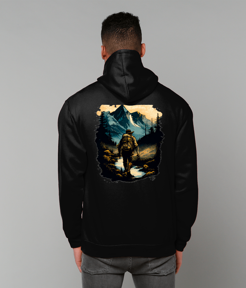 Hiking Hoodie Outdoors Shirt Camping Adventure Hoody