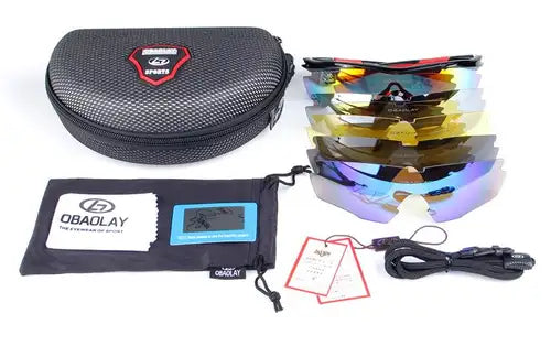 Cycling Glasses Sunglasses Polarized UV400 Lightweight Sports Plus Prescription insert