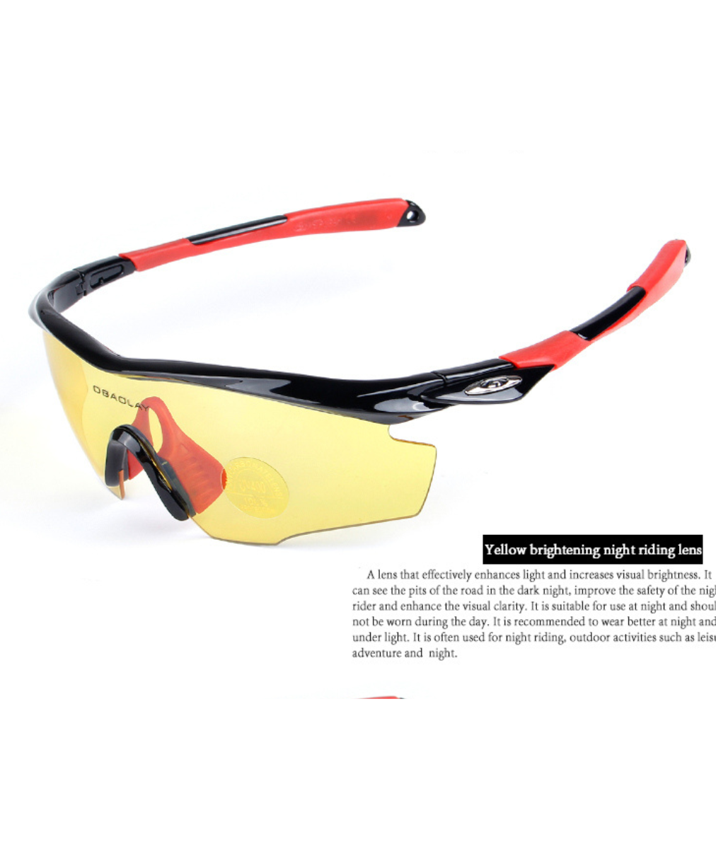 Cycling Glasses Sunglasses Polarized UV400 Lightweight Sports Plus Prescription insert