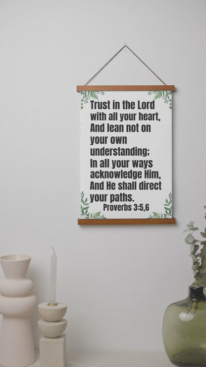 Trust In The Lord Poster Print Bible Scripture Verse